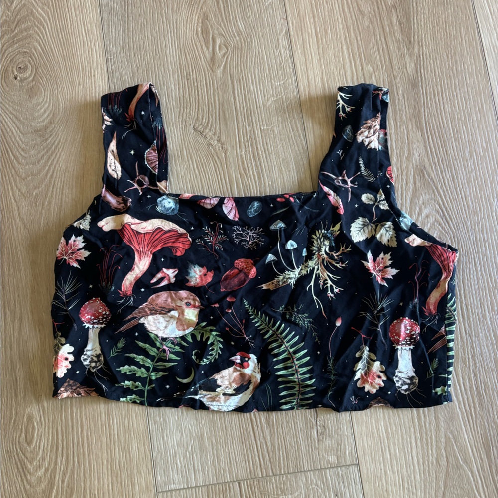 Cora MoonFloral Crop Top